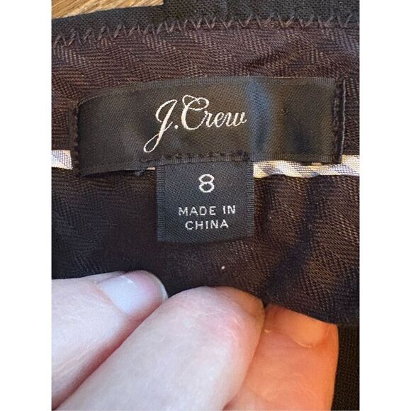 J. Crew Sydney Wide Leg Black Pant in Four Season Stretch Women's size 8 - Picture 3 of 12